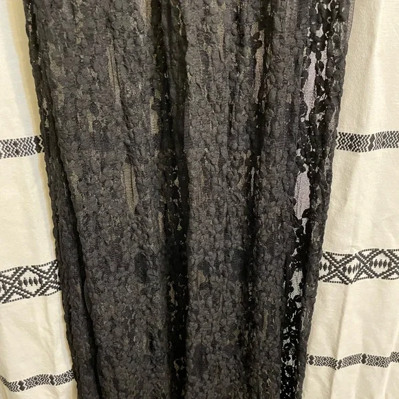 Free People Black Lace Maxi Skirt XS - Picture 3 of 16